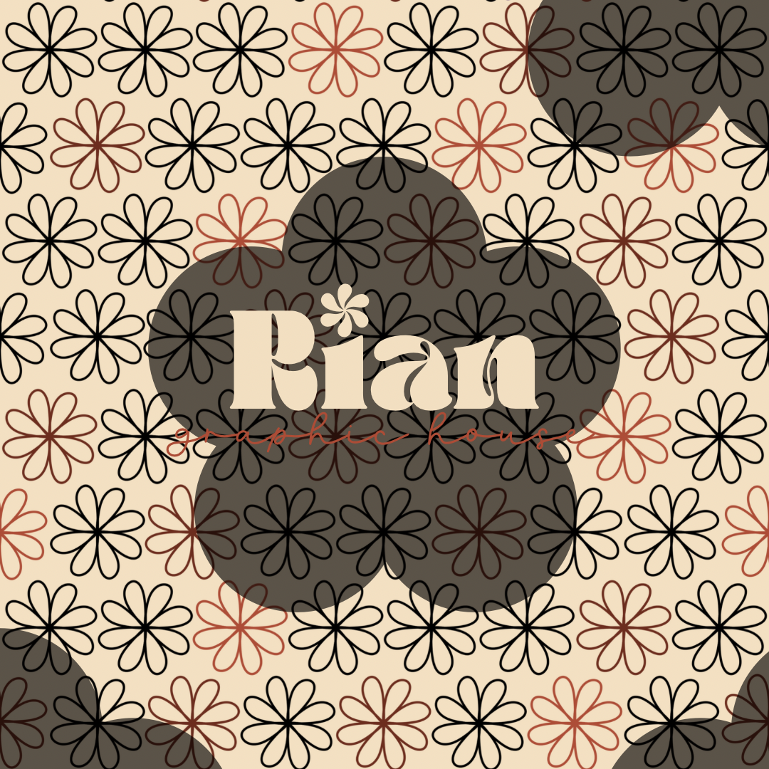 Petalcode//Cream with Multicolors Seamless