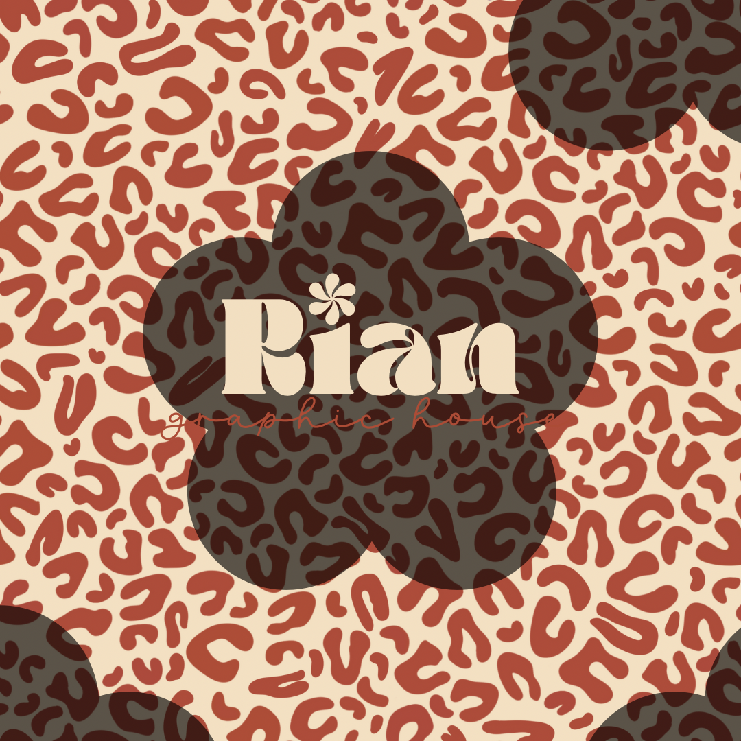 Leopard//Rust Seamless