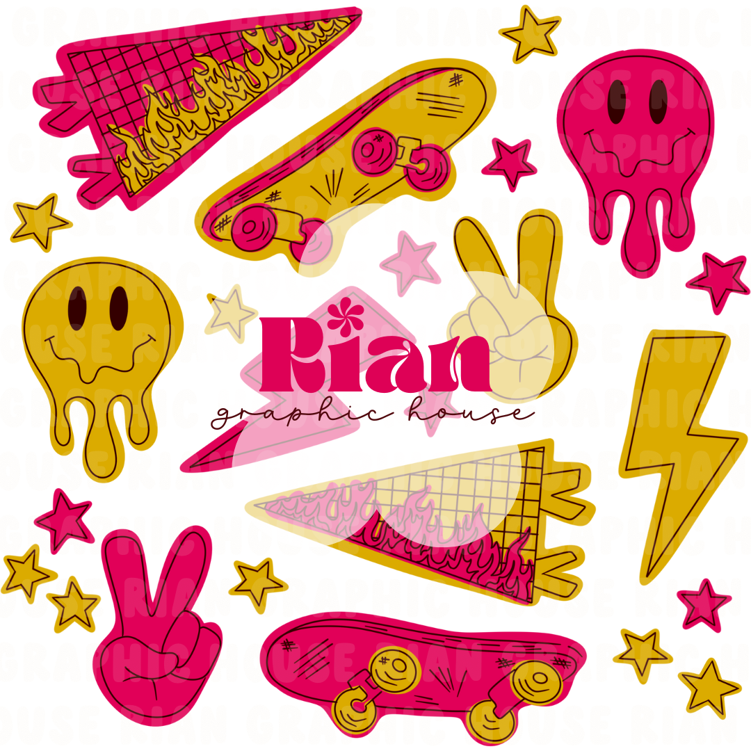 Urban Drip//Pink PNG