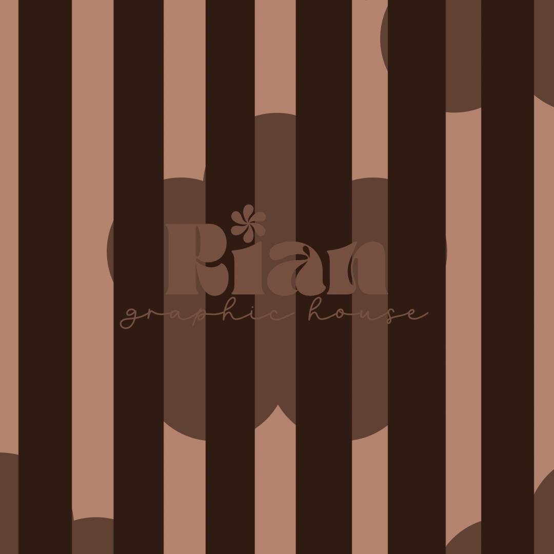 Thick Stripes//Coffee Seamless