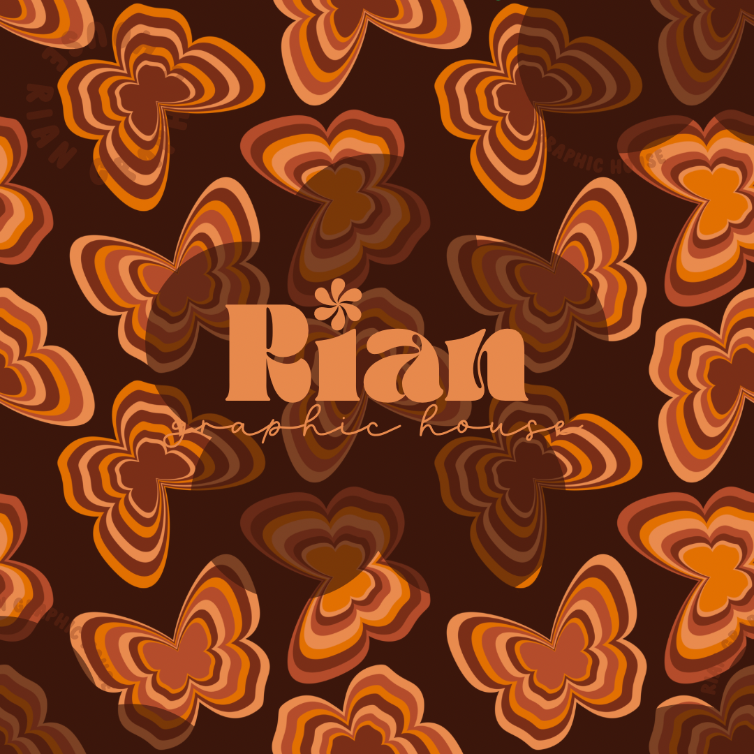 Butterfly Wave//Autumn Seamless
