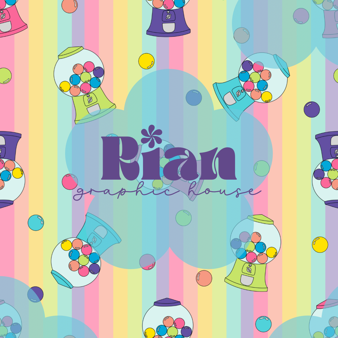 Bubblegum Bonanza//Pastel Seamless