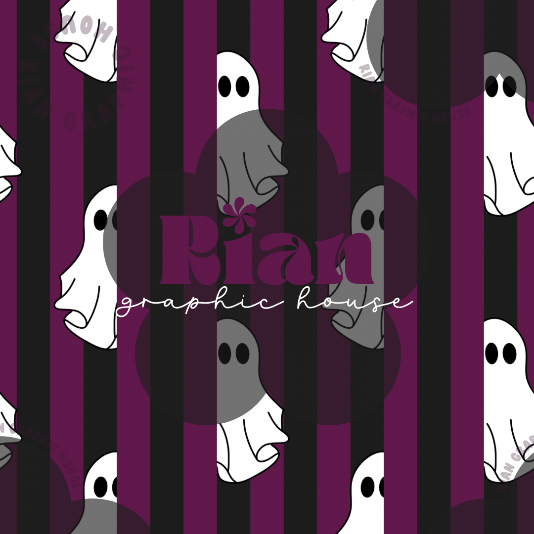 Scaredy Ghosts Seamless