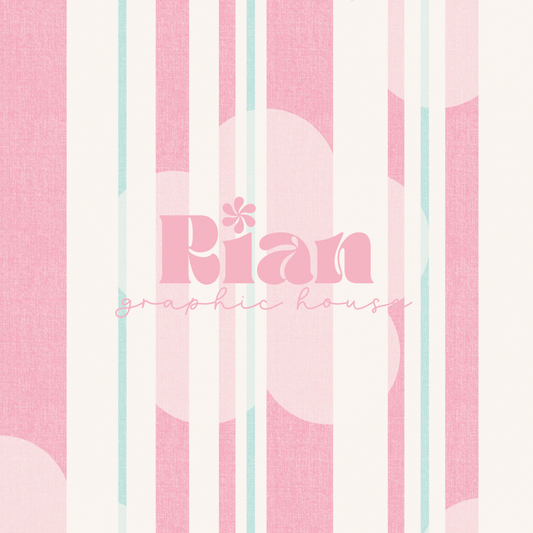 Distressed Stripes//Light Pink + Blue Seamless