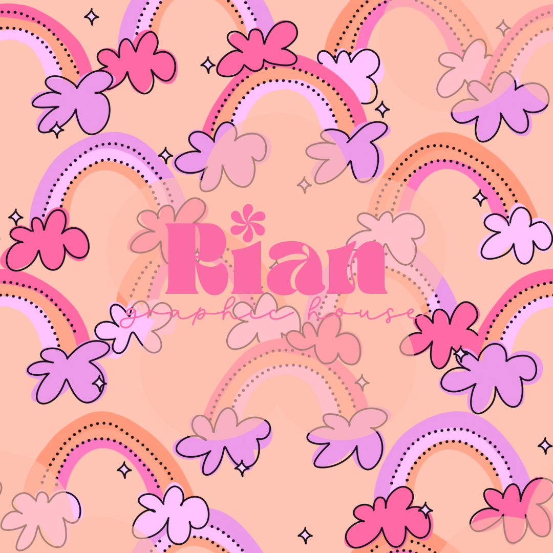 Rainbows//Pastel Seamless