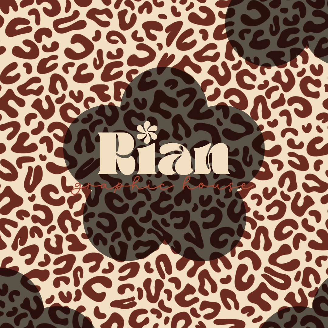 Leopard//Cinnamon Seamless