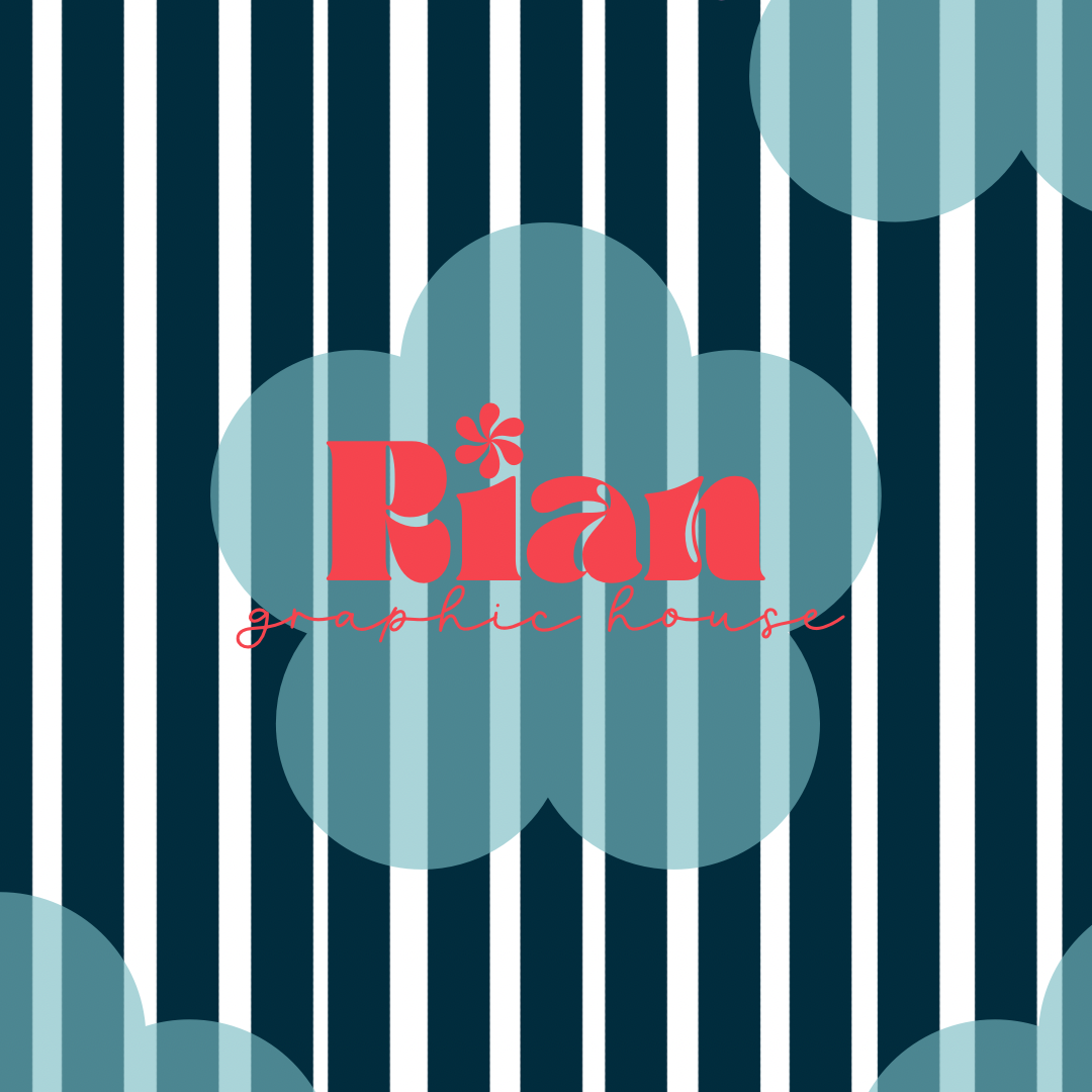 Retro Fourth//Navy Stripes Seamless