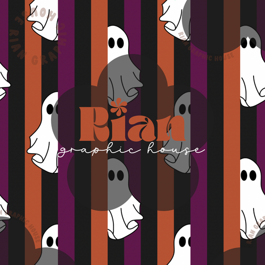 Scaredy Ghosts Seamless