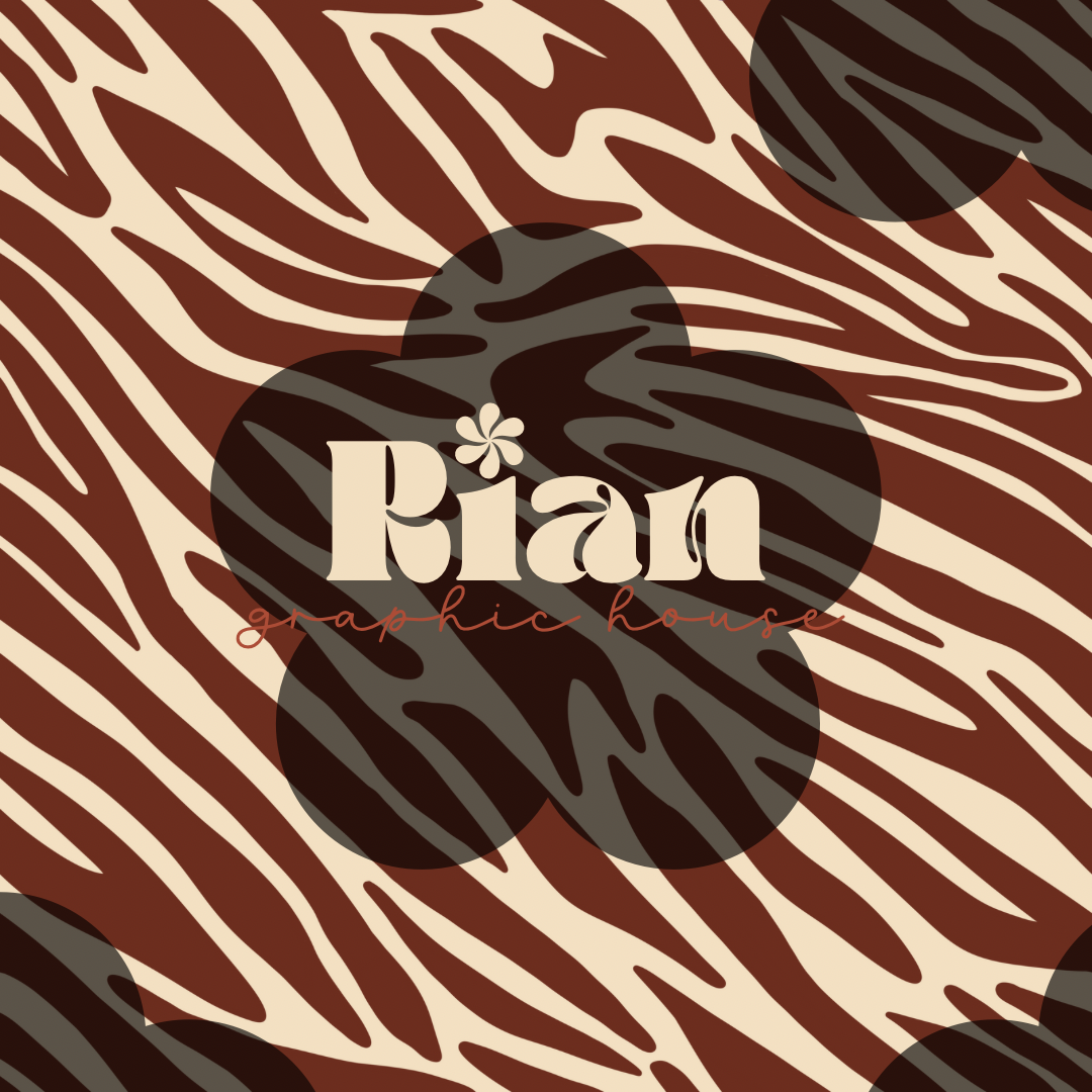 Zebra//Cinnamon Seamless