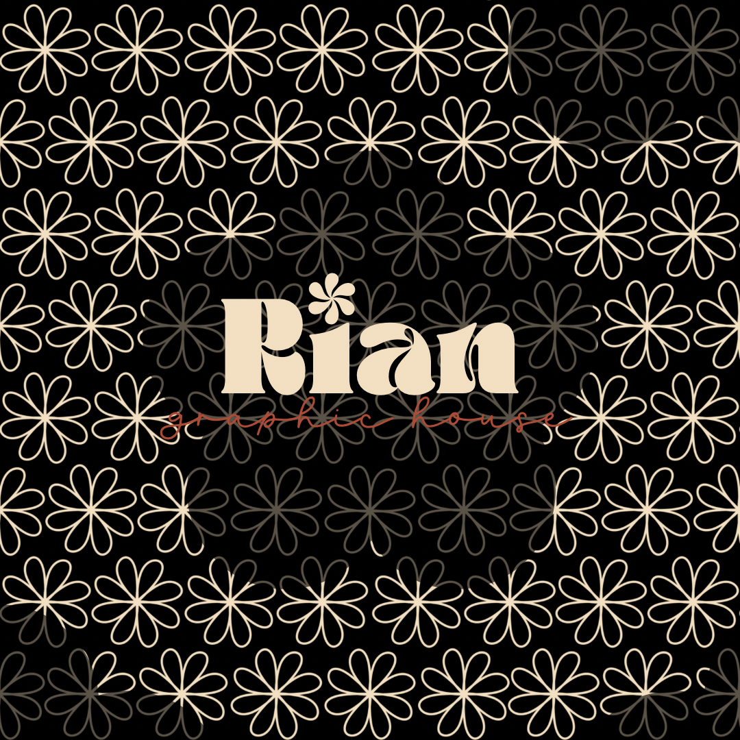 Petalcode//Black Seamless