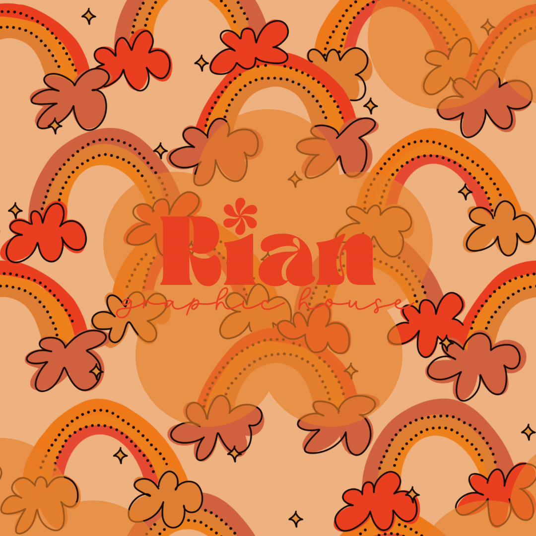 Rainbows//Retro Seamless