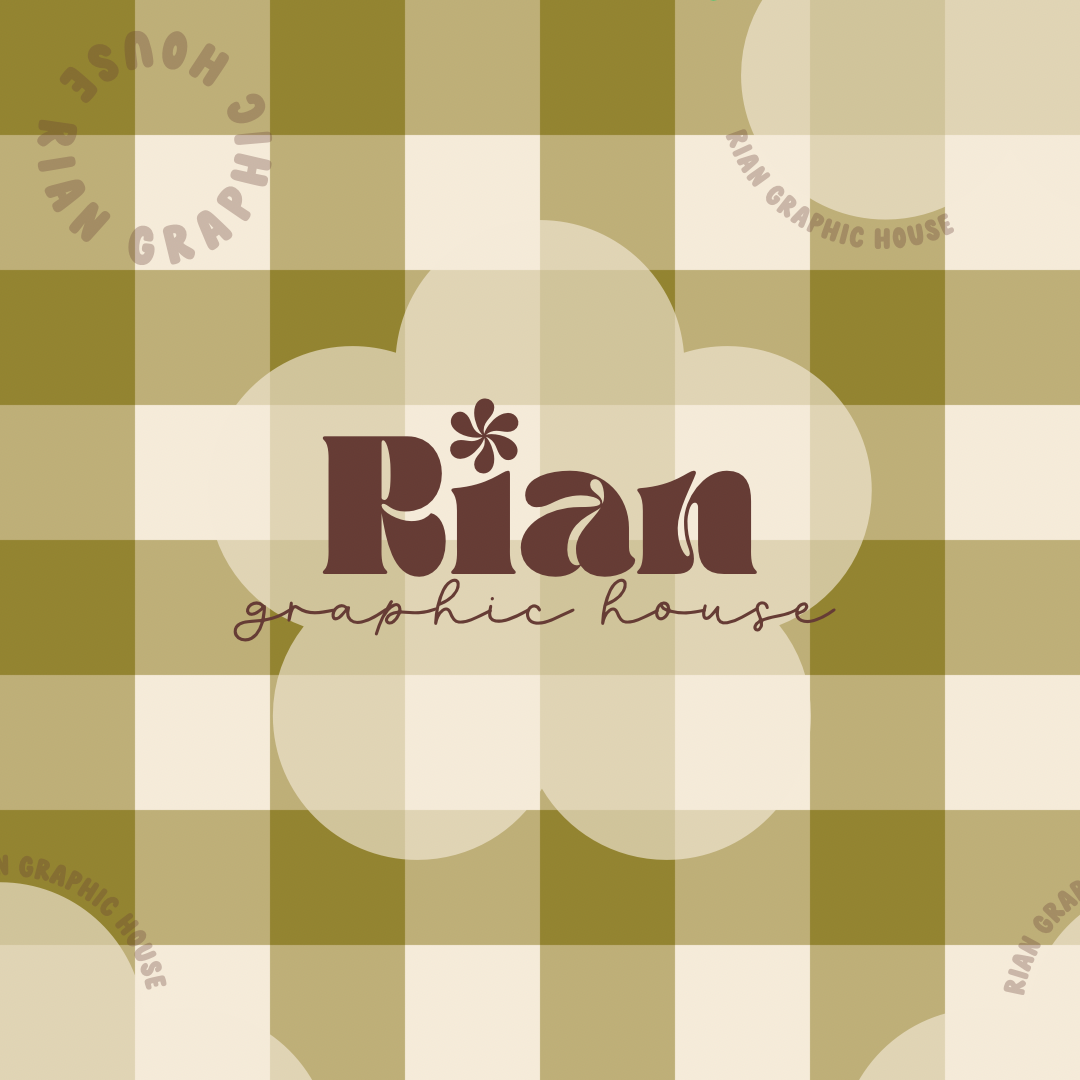 Gingham//Cottage Garden Seamless