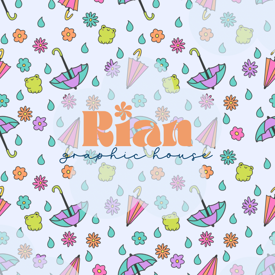 Spring Showers Seamless