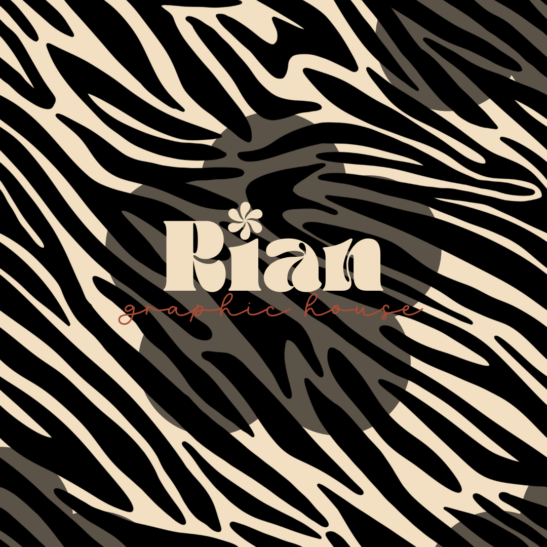 Zebra//Black on Cream Seamless