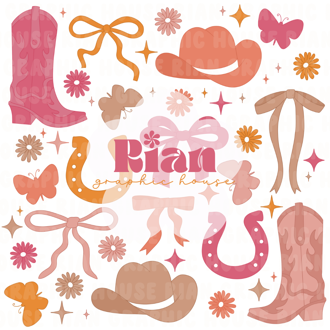 Giddy Up Cowgirl! PNG