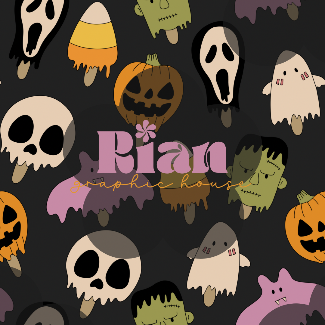 Spooky Pops Seamless