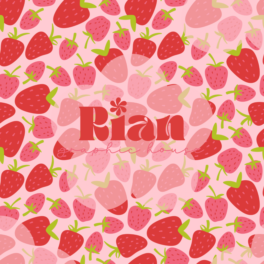 Sugared Strawberries Seamless