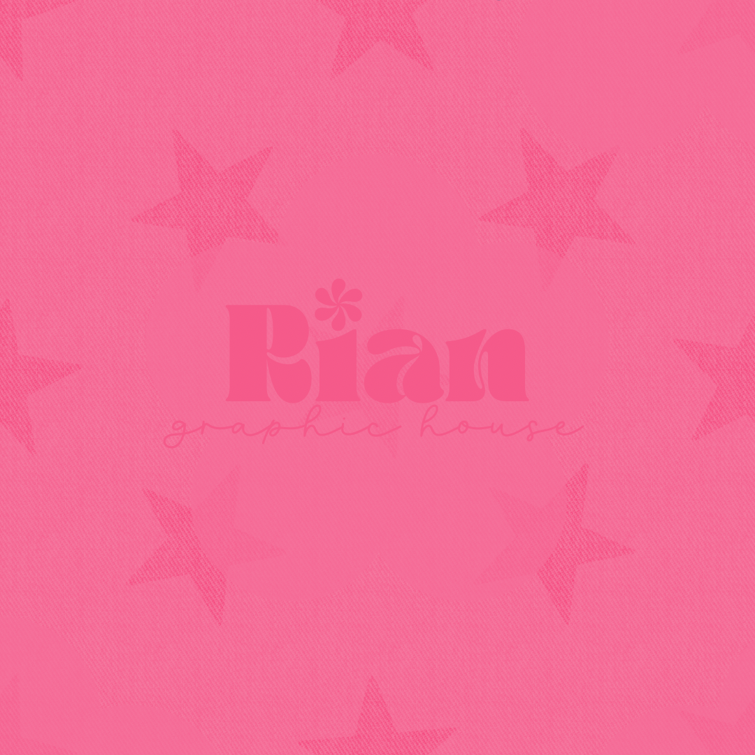 Denim Stars//Pink Seamless