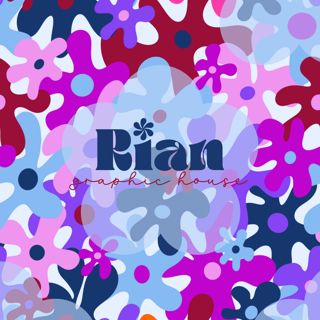 Totally Trippin’//Purple Seamless