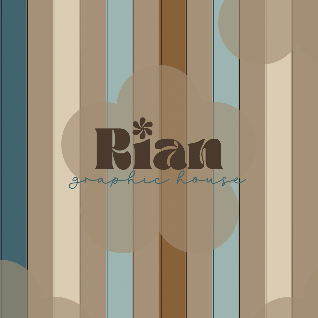 Wallflower Stripes//Blue Seamless