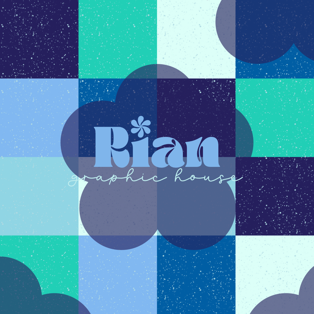 Semi Distressed Checks//Blue Seamless