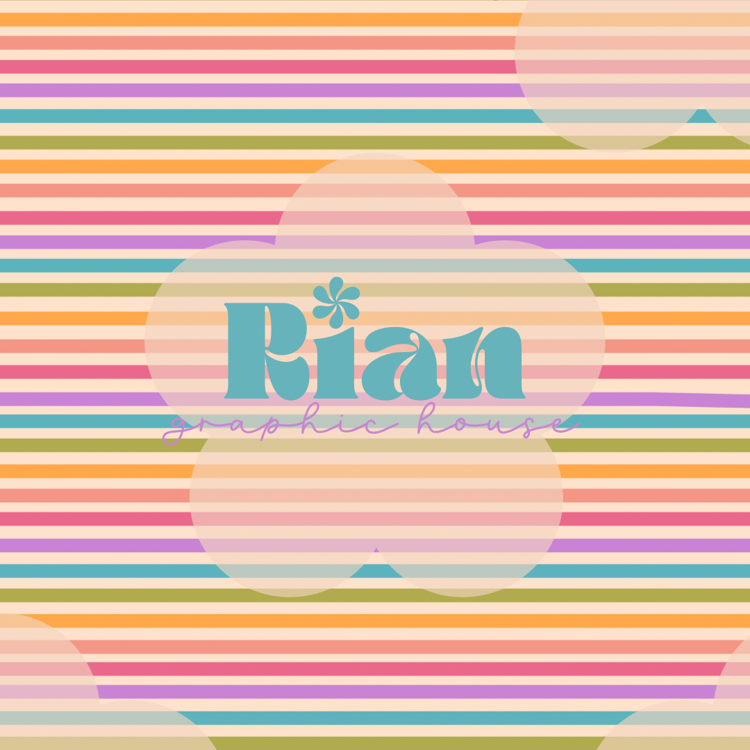 Palm Breeze Stripes Seamless