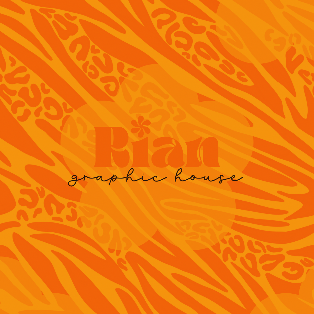 Animal Remix//Tangerine Electric Jungle Seamless