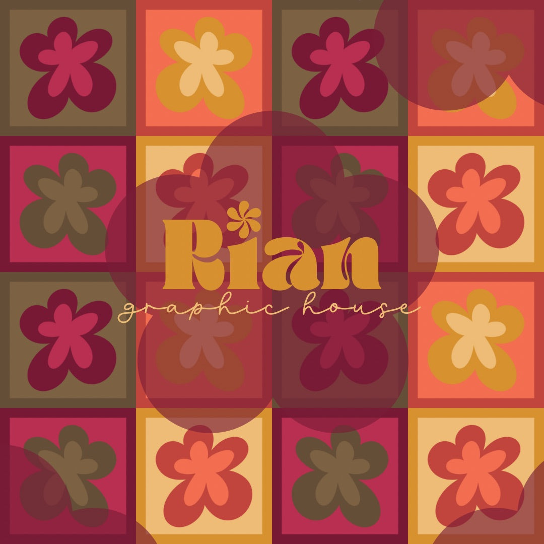 Granny Squares//Harvest Groove Seamless