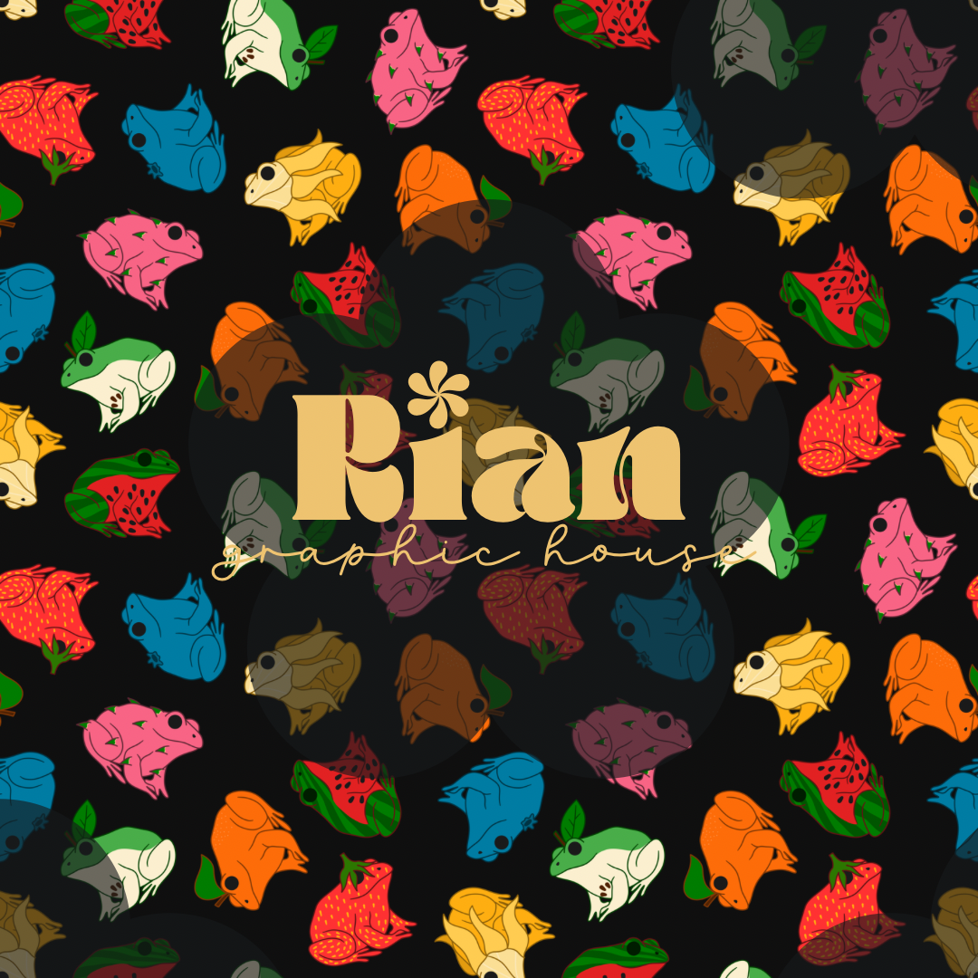 Fruity Frogs Seamless