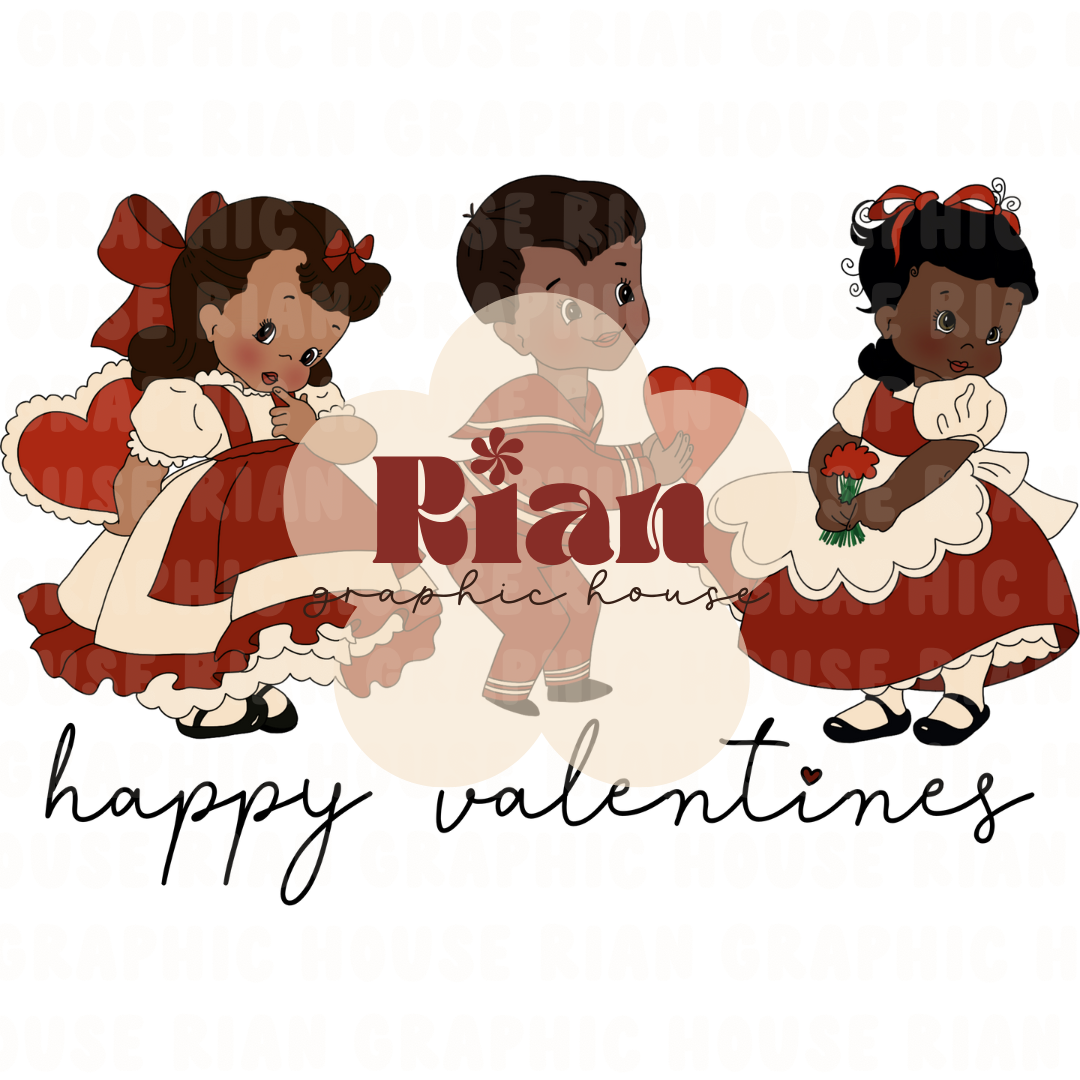 Vintage Valentine//Multi PNG