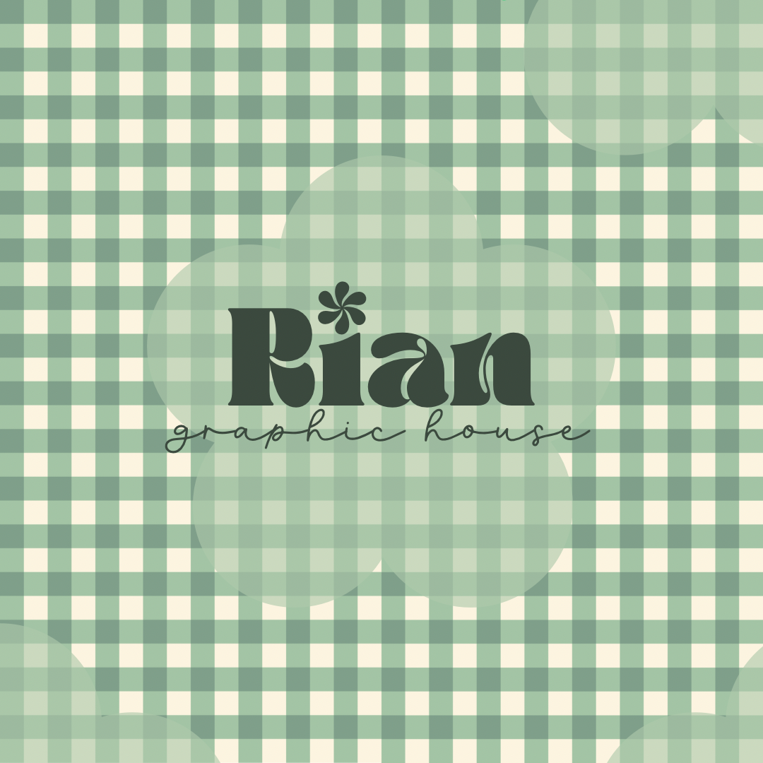 Gingham//Wildflower Picnic Seamless