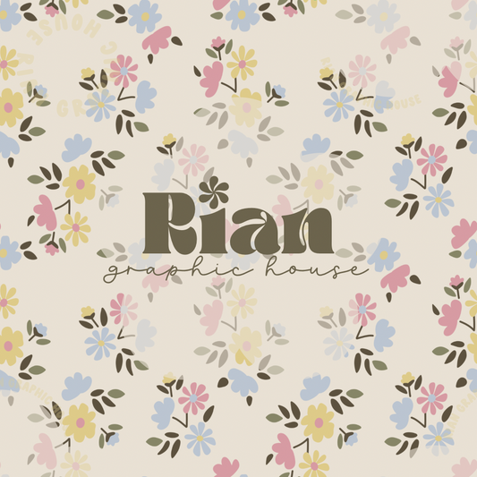 Cottage Blossoms Seamless
