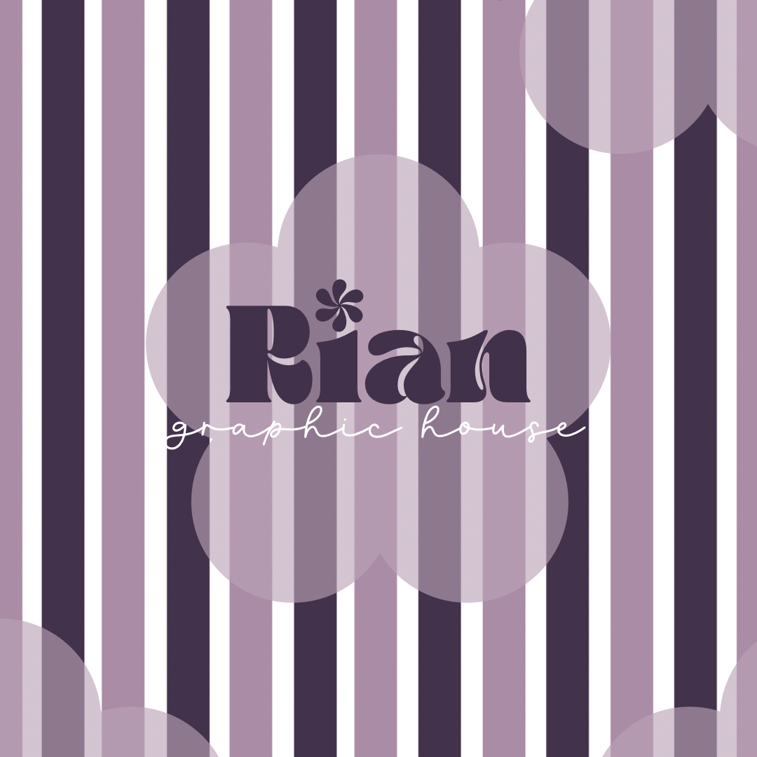 Blueberry Stripes Seamless