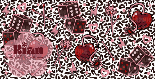 Cherry Bomb 16OZ Sipper Wrap PNG