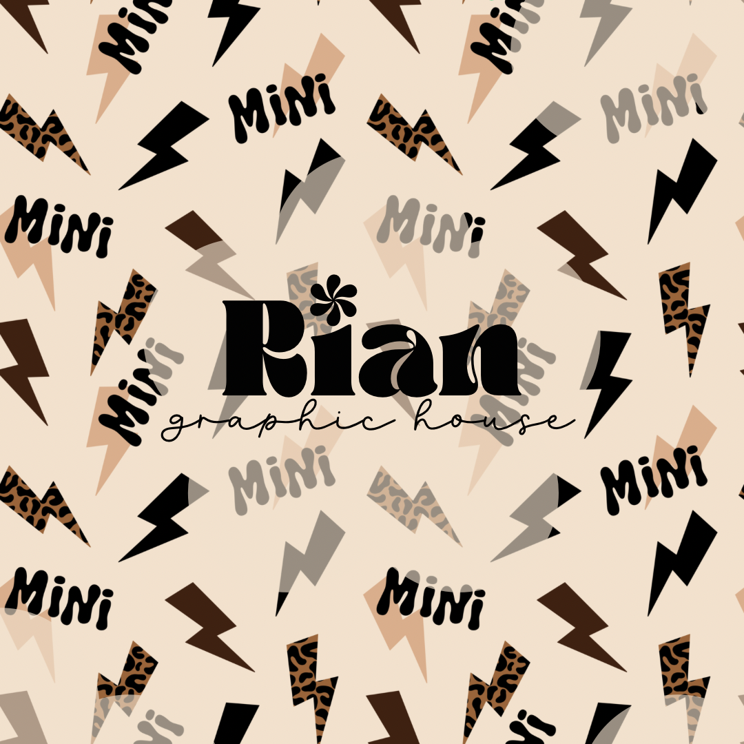 Mama + Mini//Leopard Matching Seamless