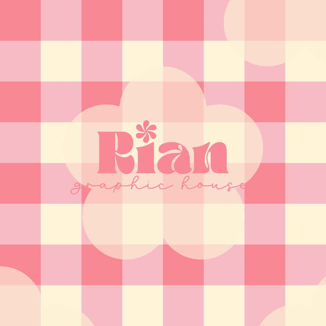 Gingham//Butterfly Kisses Seamless