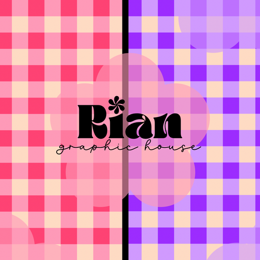 Gingham//Hot Girl Heirloom Seamless