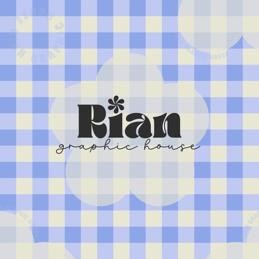 Gingham//She’s My Wildflower Seamless