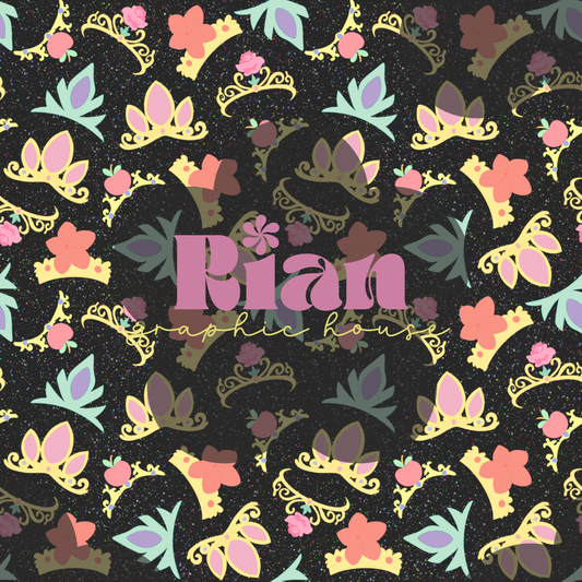 Royal Daydreaming//Pastel Splatter Seamless