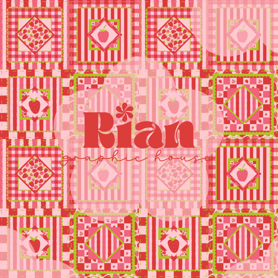 Stitched Strawberry Seamless