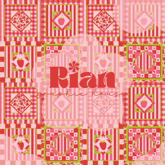 Stitched Strawberry Seamless