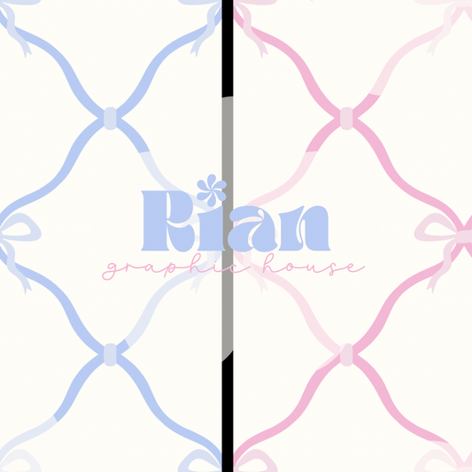 Lattice + Bows Seamless