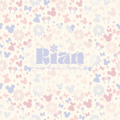 Princess in the Park Seamless