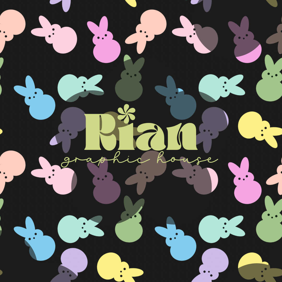 Marshmallow Bunnies Seamless