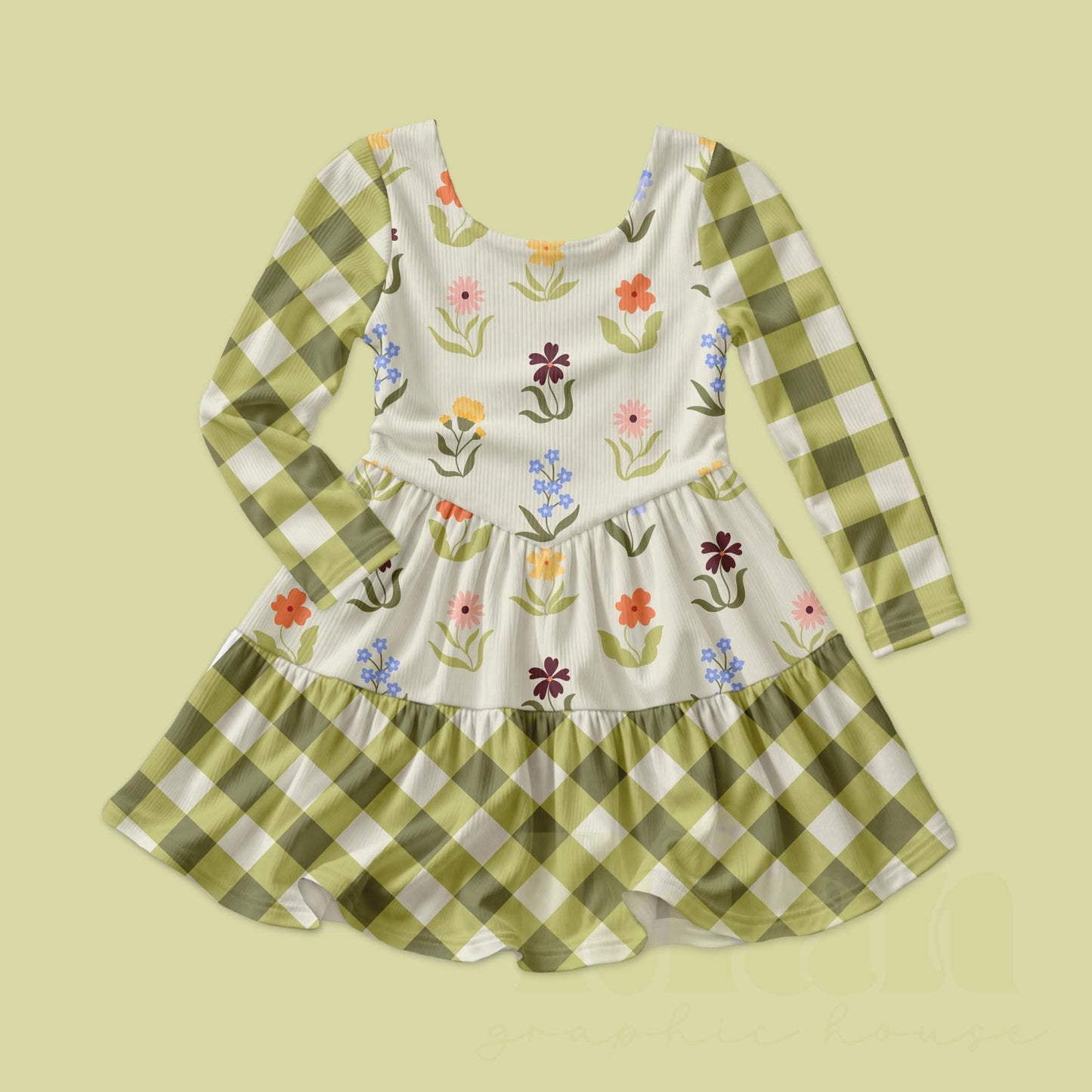 Gingham//She’s My Wildflower Seamless