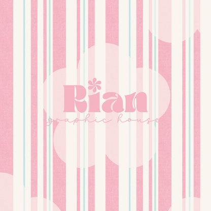 Distressed Stripes//Light Pink + Blue Seamless