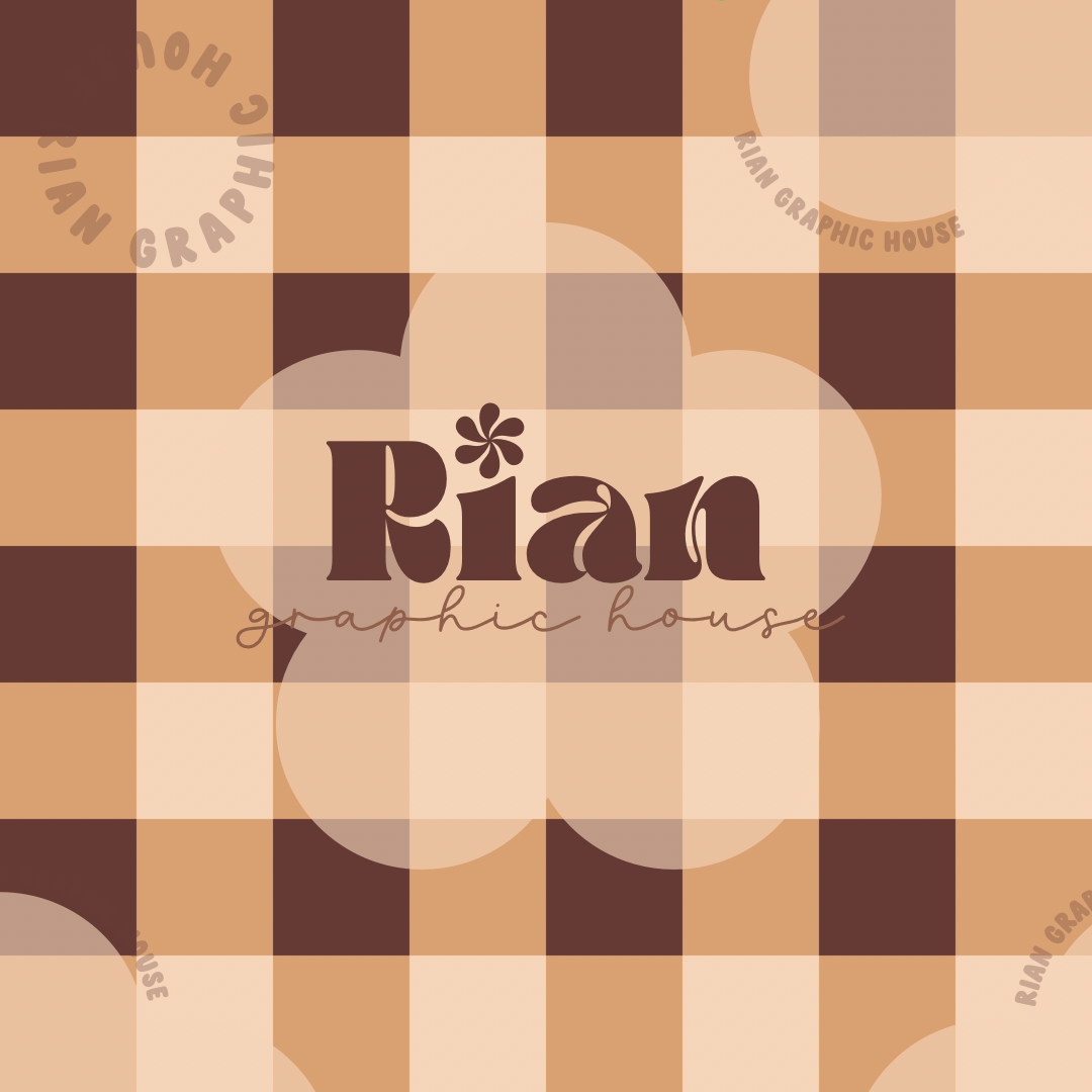 Gingham//Cottage Garden Seamless