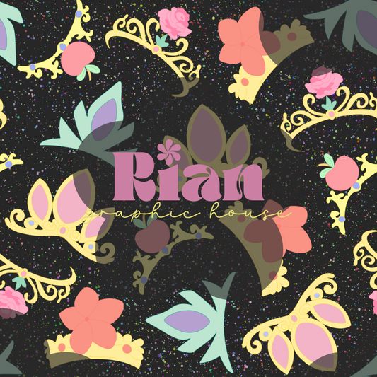 Royal Daydreaming//Pastel Splatter Seamless