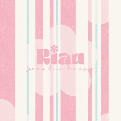 Distressed Stripes//Light Pink + Blue Seamless