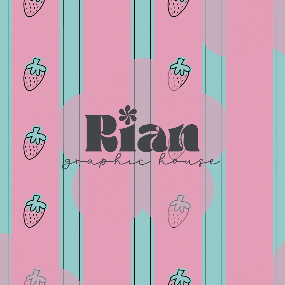 Stripes//Berry Punch Seamless